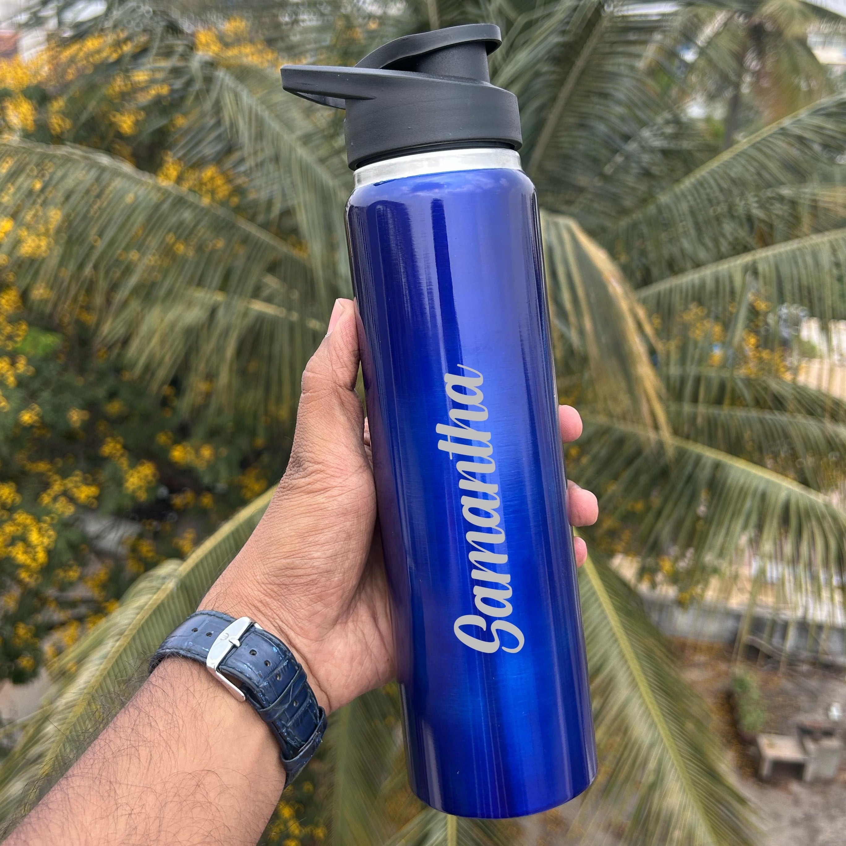 Personalised Bento Steel Sipper Bottle - 800 ML - The Gifting Era