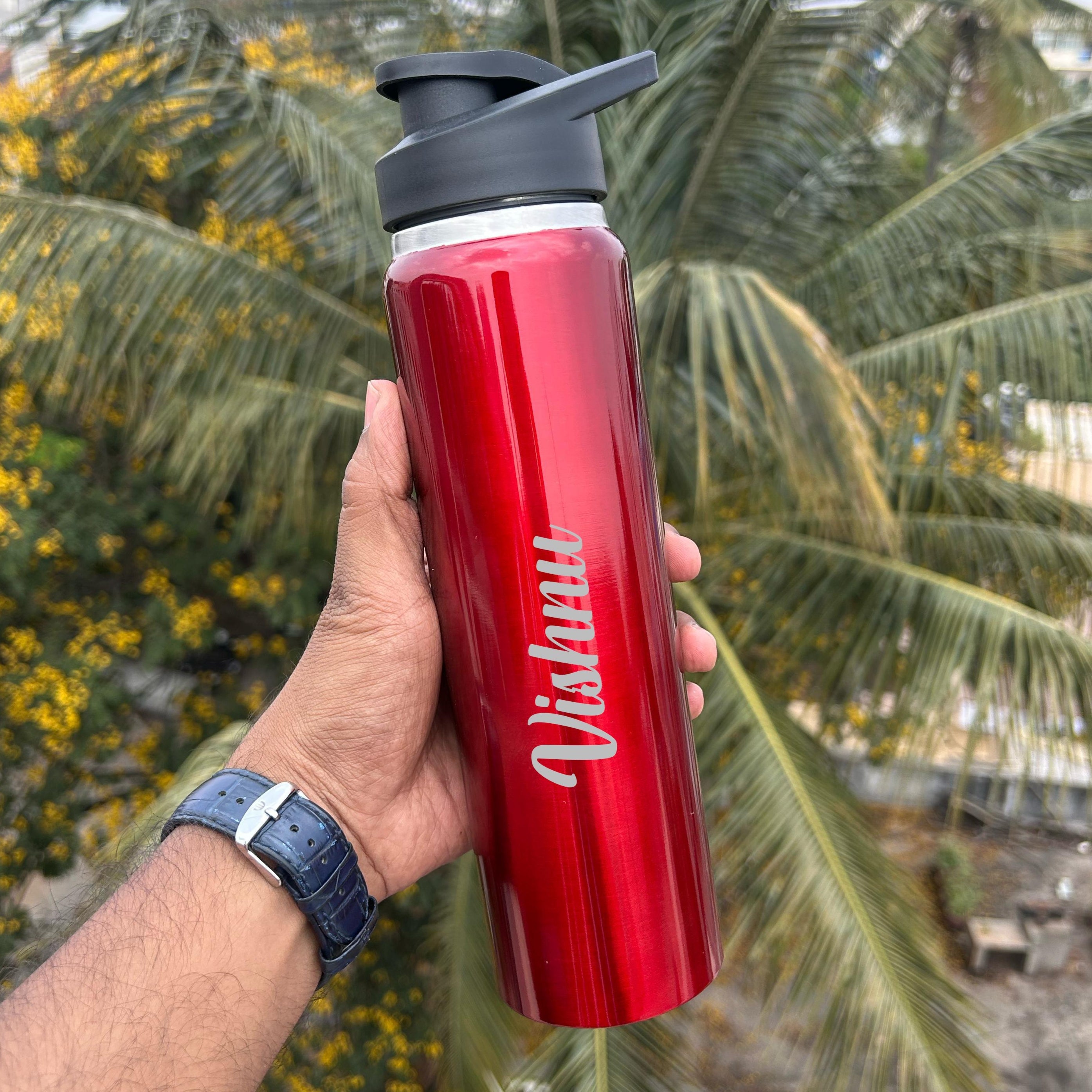 Personalised Bento Steel Sipper Bottle - 800 ML - The Gifting Era