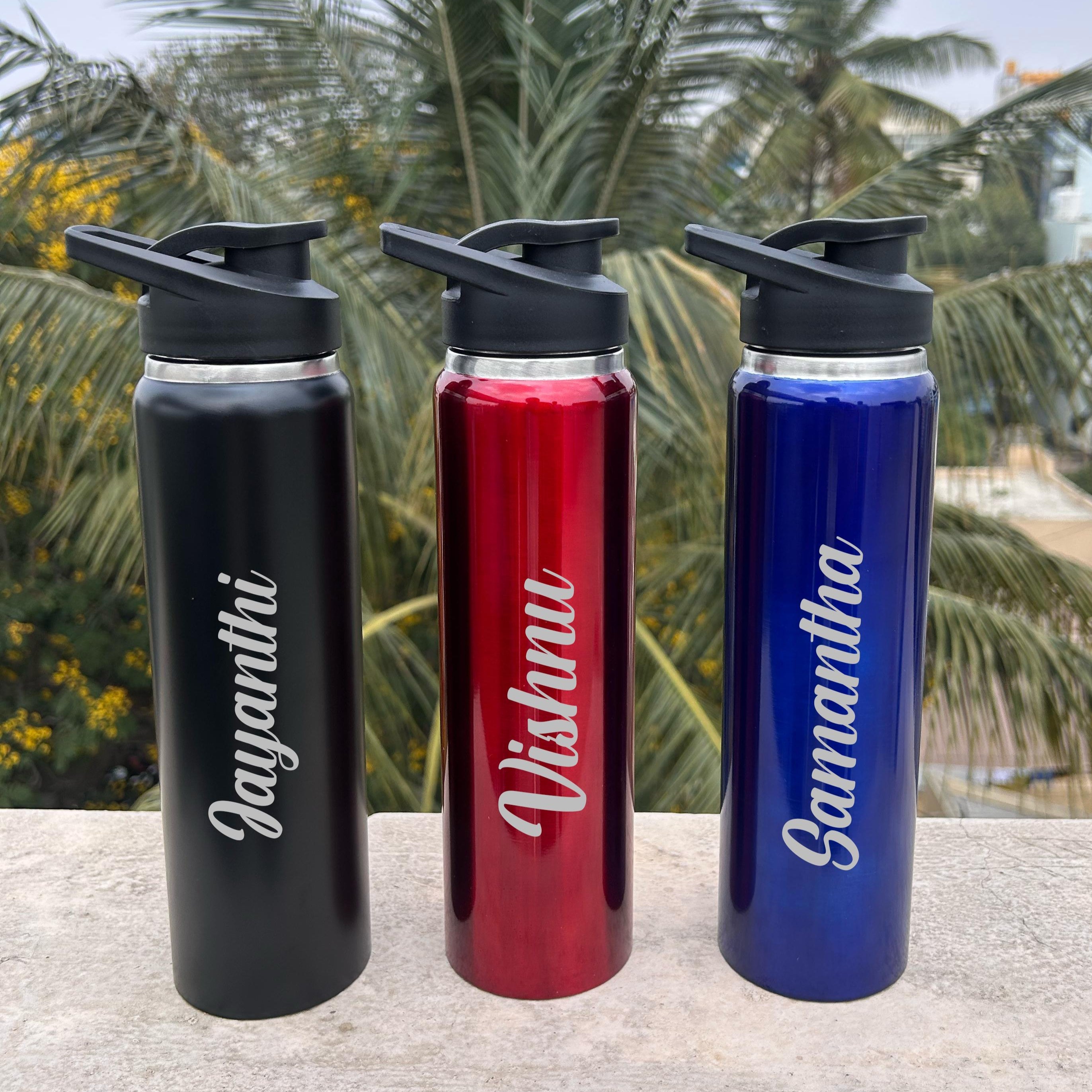 Personalised Bento Steel Sipper Bottle - 800 ML - The Gifting Era