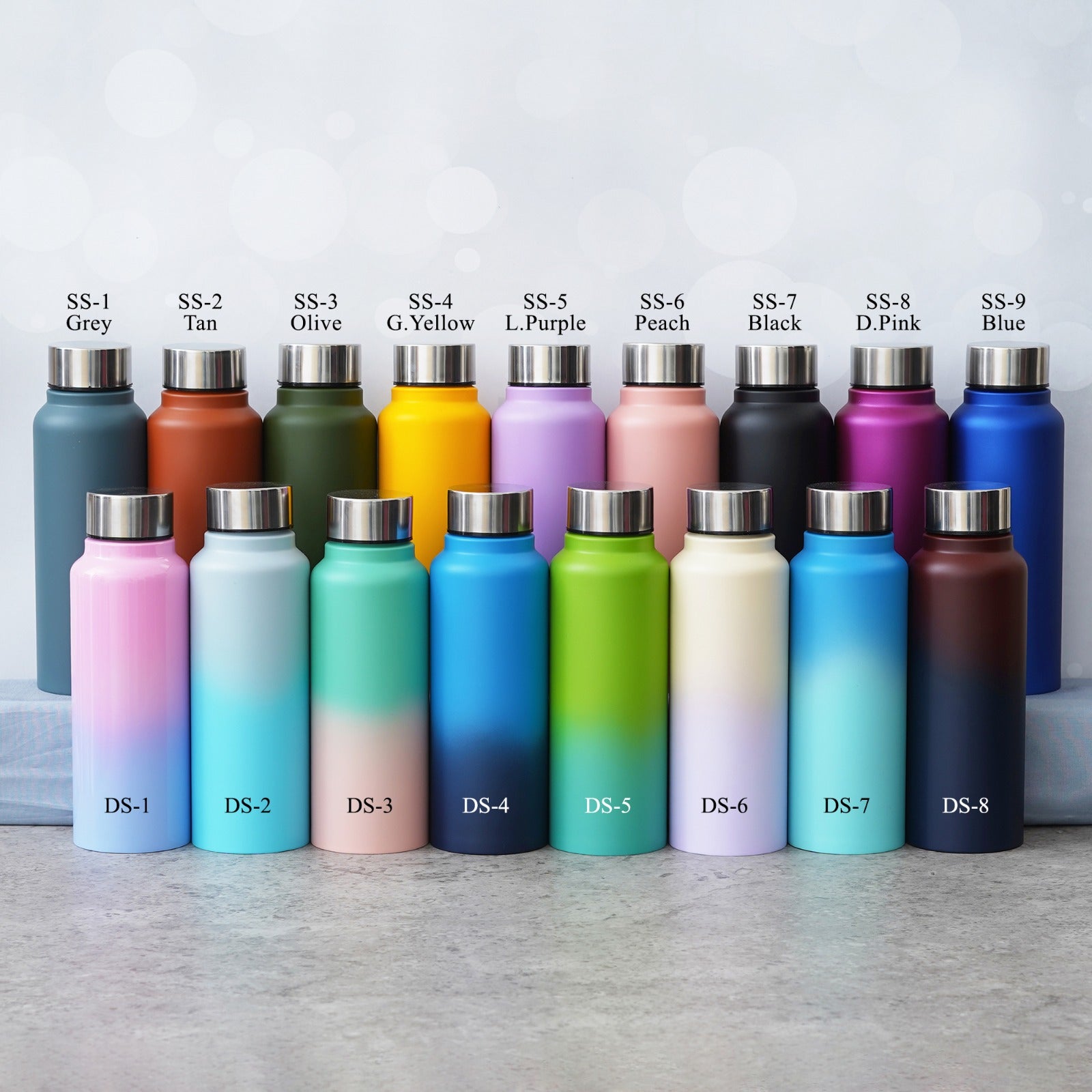 Personalised Classic Steel Double Shade Bottle - 750 ML - The Gifting Era