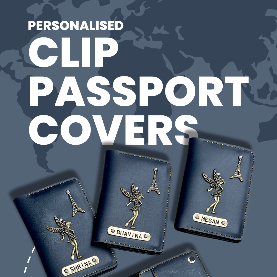 Personalised Clip Passport Cover - The Gifting Era