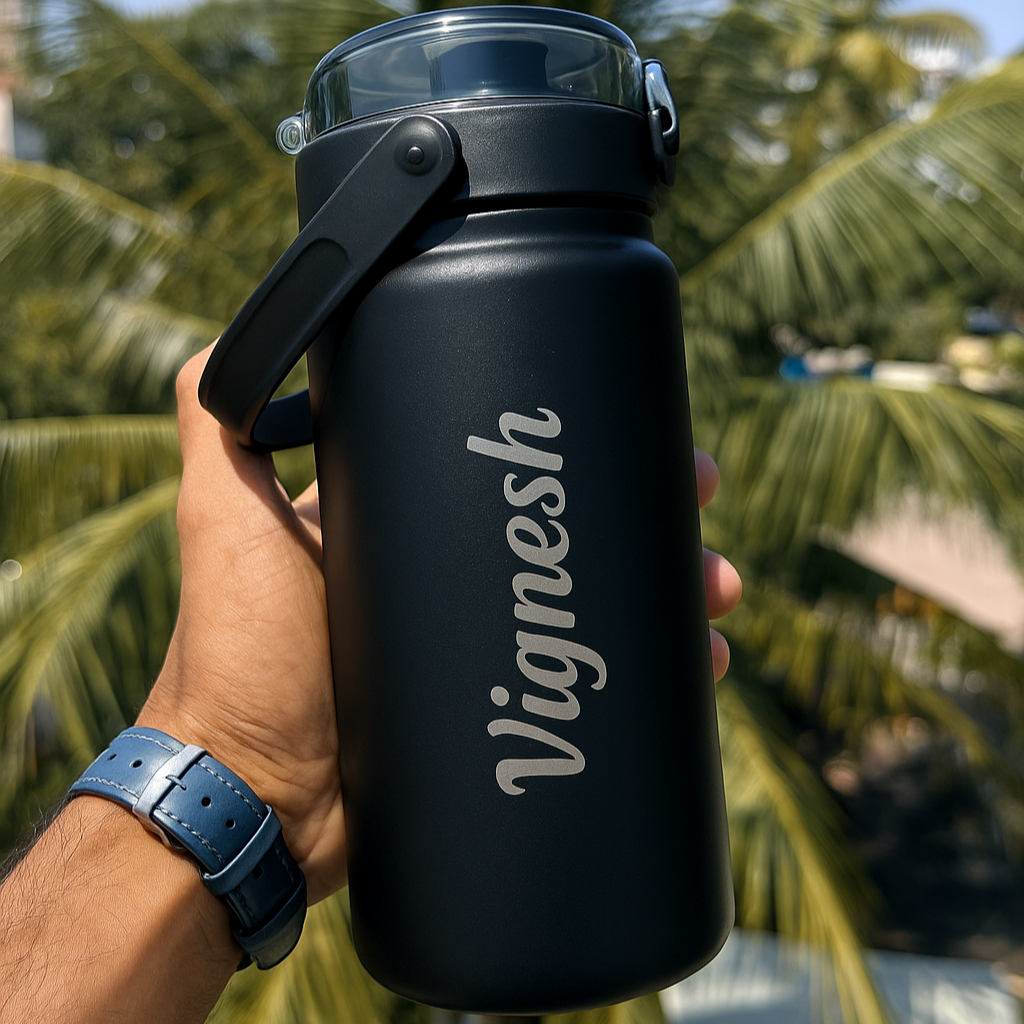 Personalised Creta Hot & Cold Vacuum Flask - 1000 ML - The Gifting Era