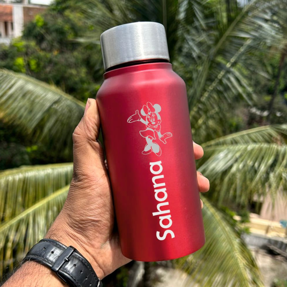 Personalised Dora Kids Steel Mini Bottle - 500 ML - The Gifting Era