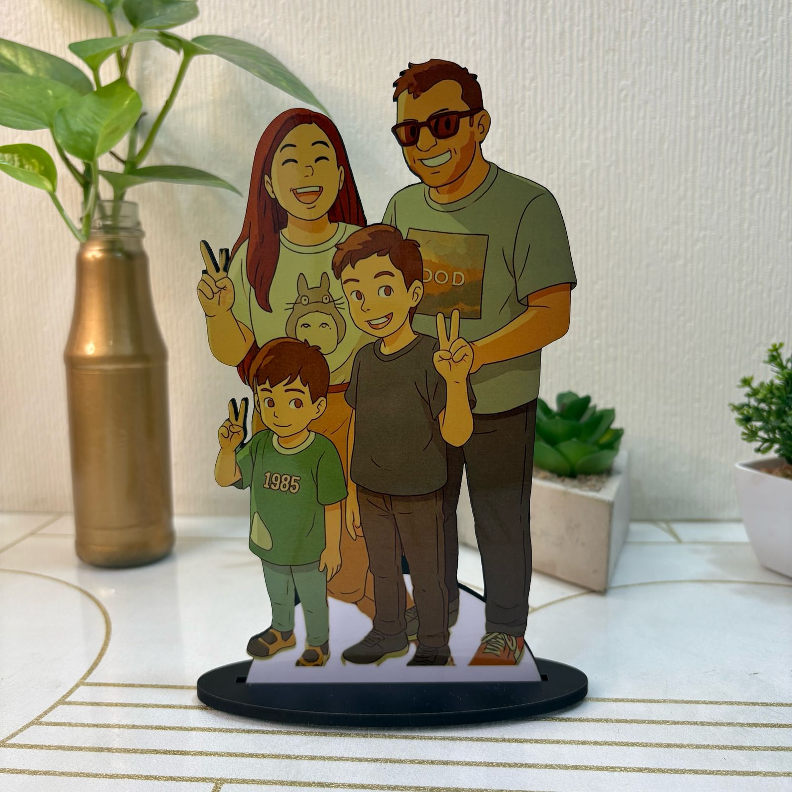 Personalised Ghibli Art Photo Standee - The Gifting Era