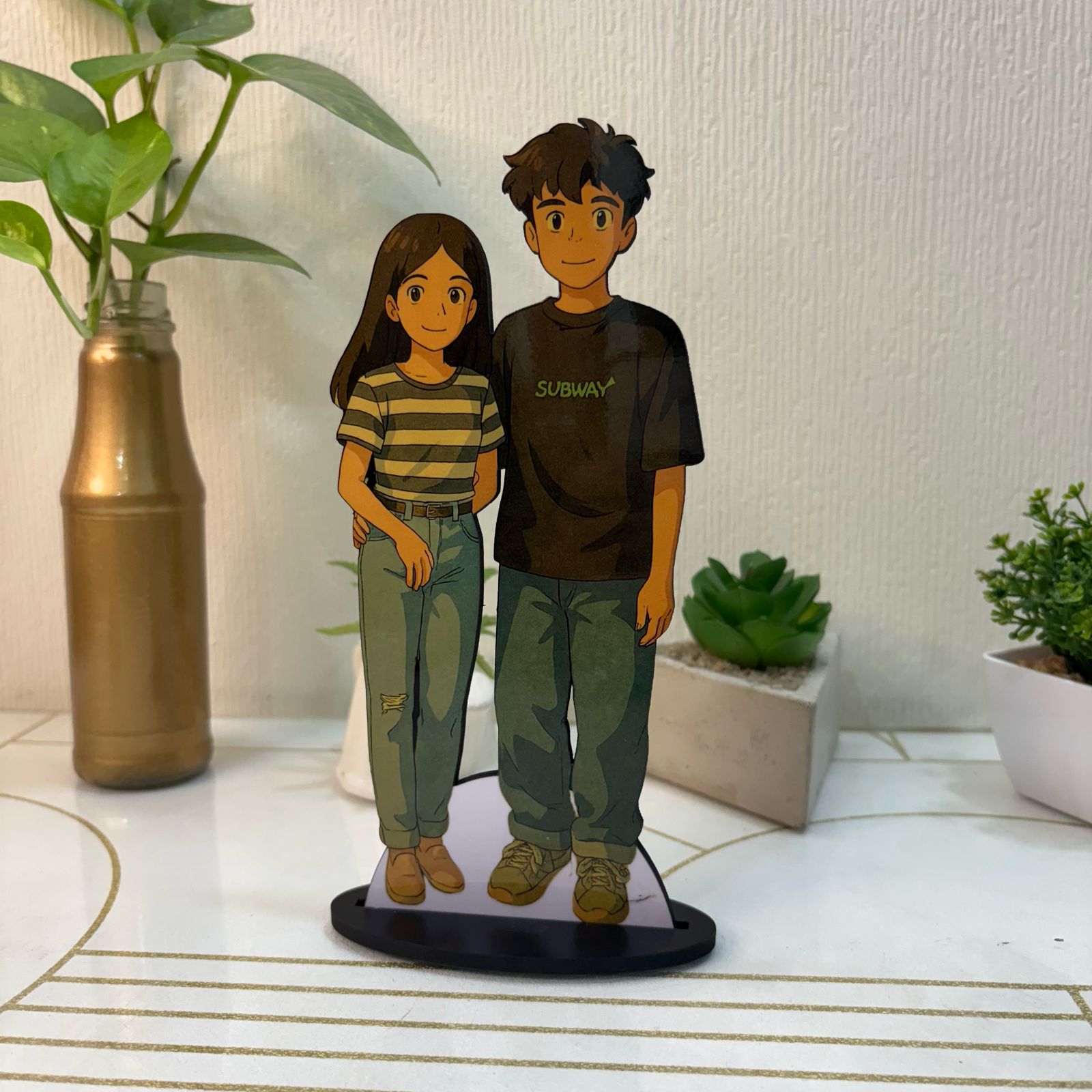 Personalised Ghibli Art Photo Standee - The Gifting Era