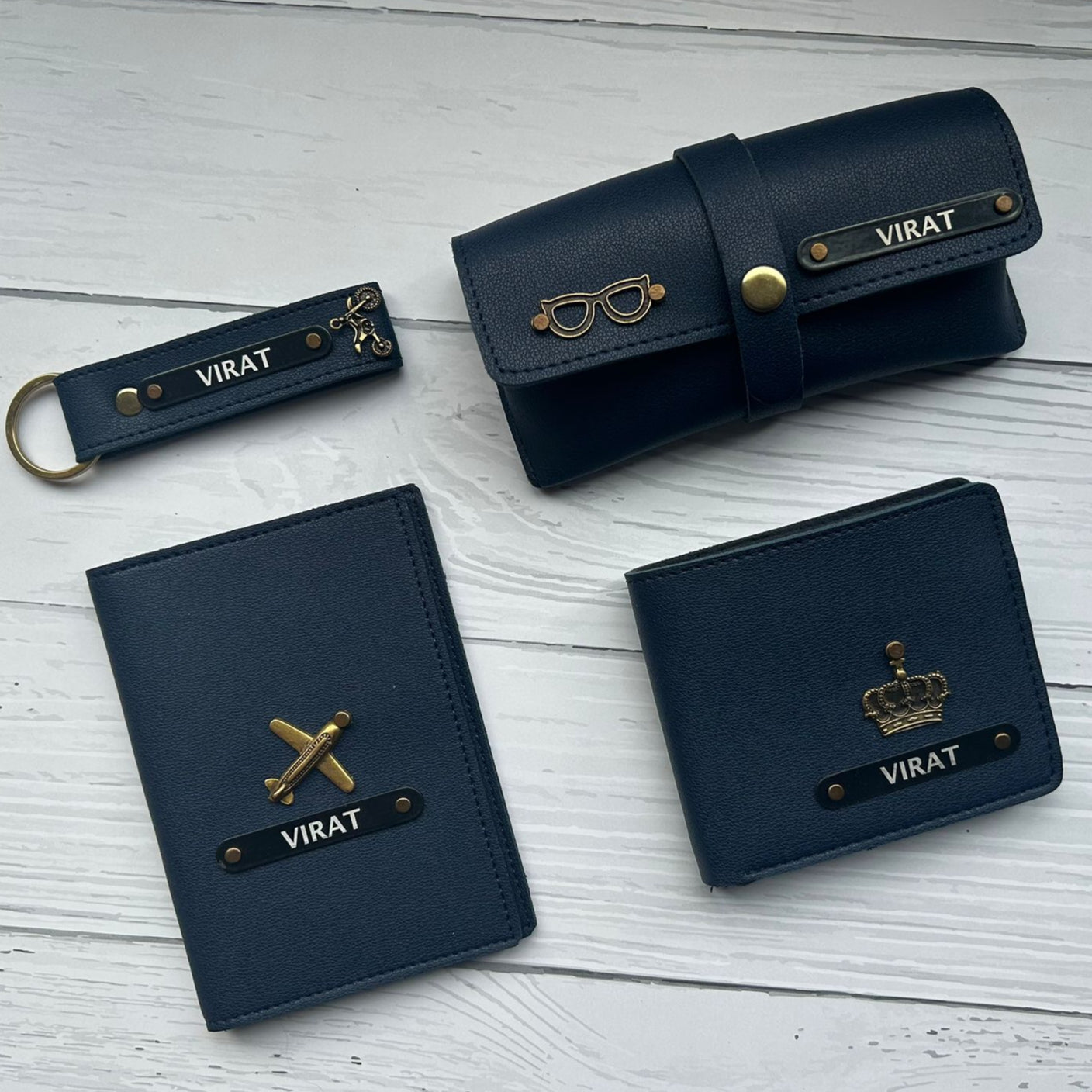 Personalised Imported 4 in 1 Executive Leather Combo for Men's - The Gifting Era