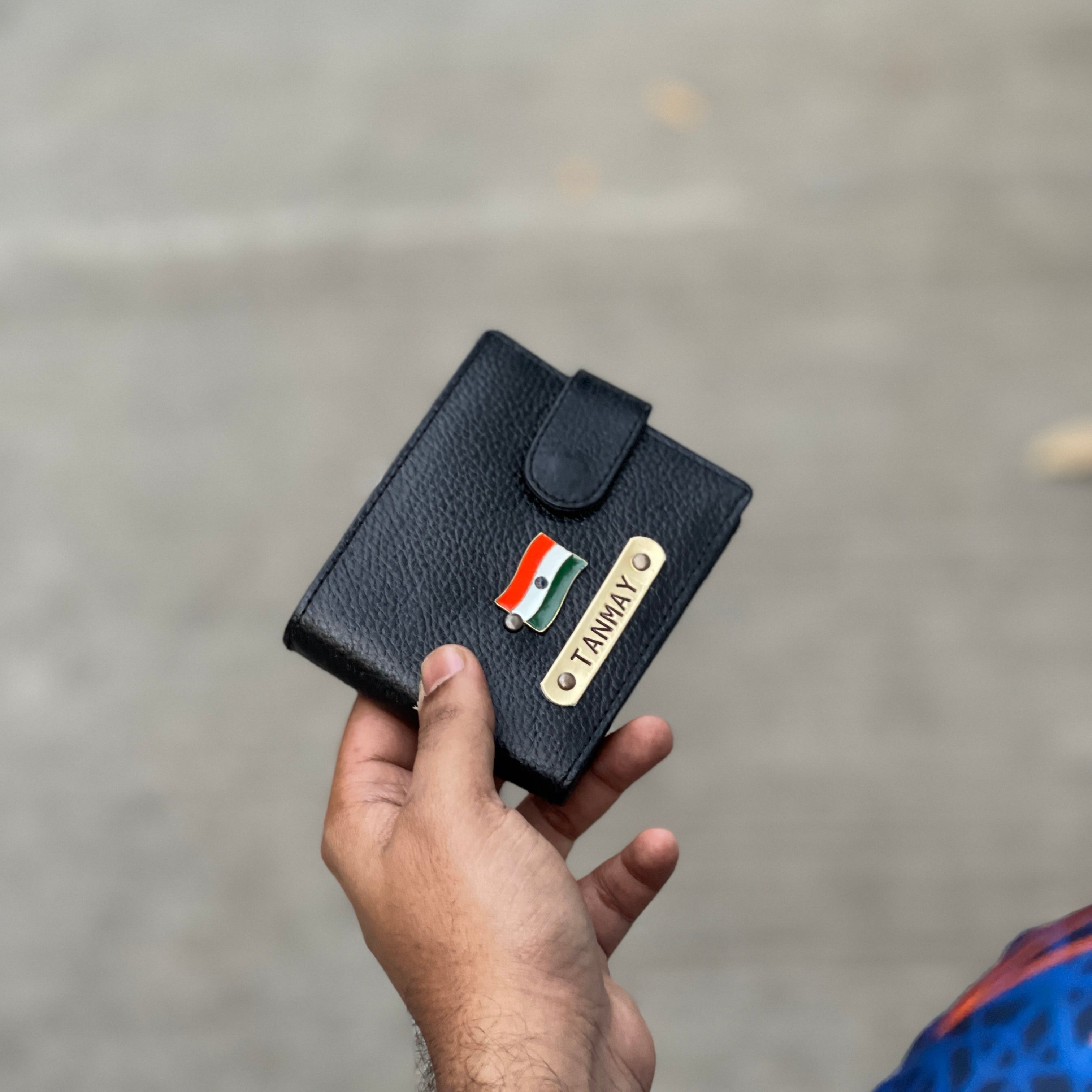 Personalised Leather Men's Twin Wallet - The Gifting Era