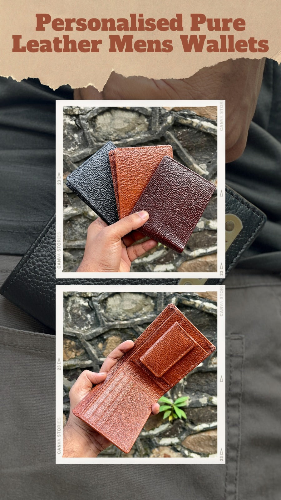 Personalised Leather Mens Wallet - 1 - The Gifting Era