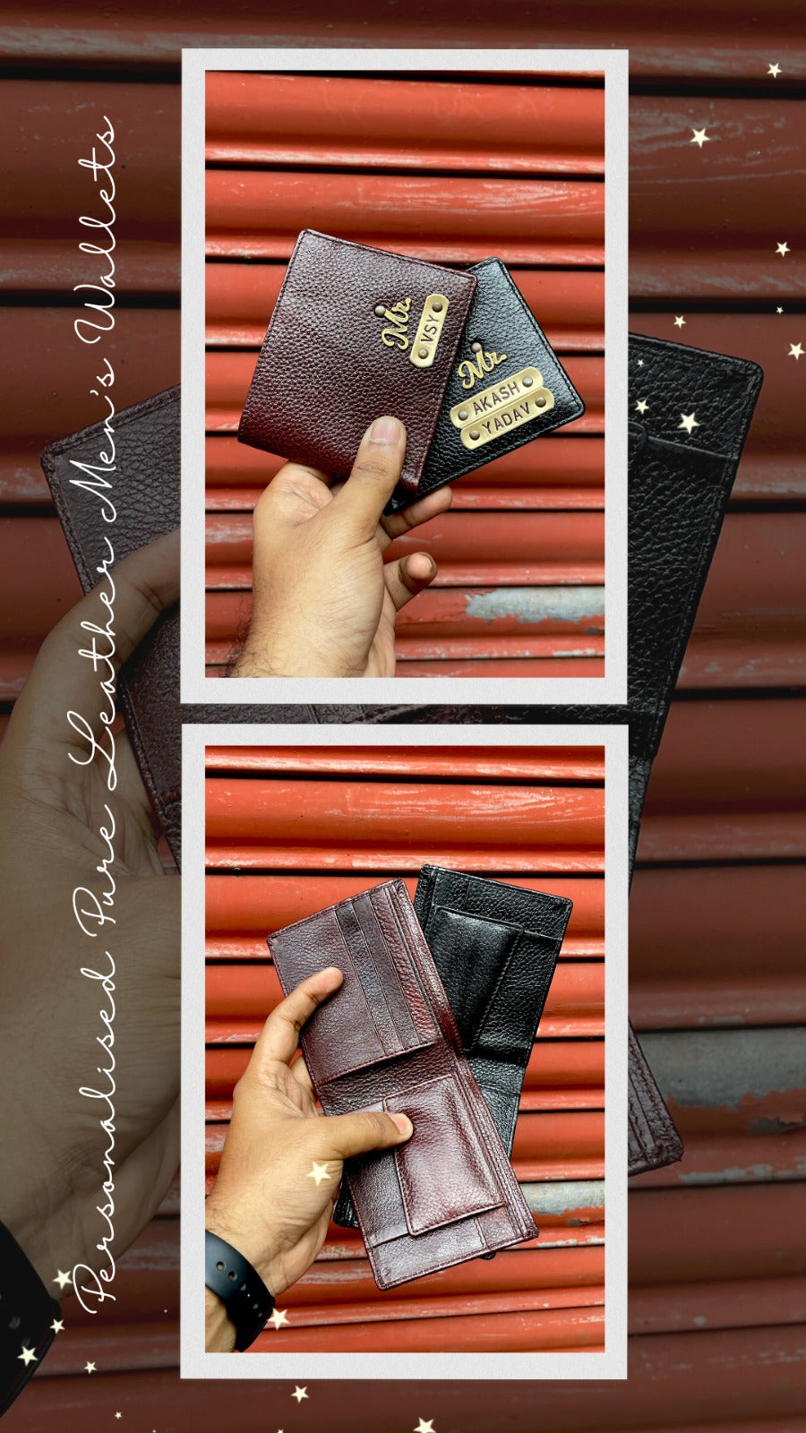 Personalised Leather Mens Wallet - The Gifting Era