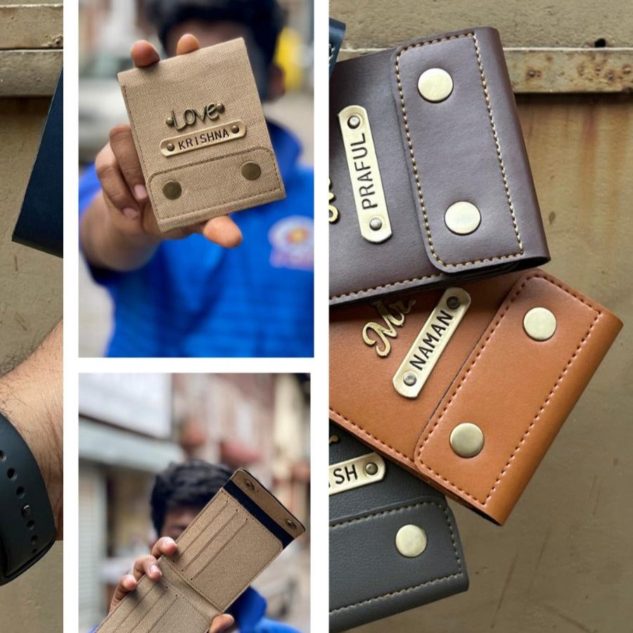 Personalised Lock Mens Wallet - The Gifting Era