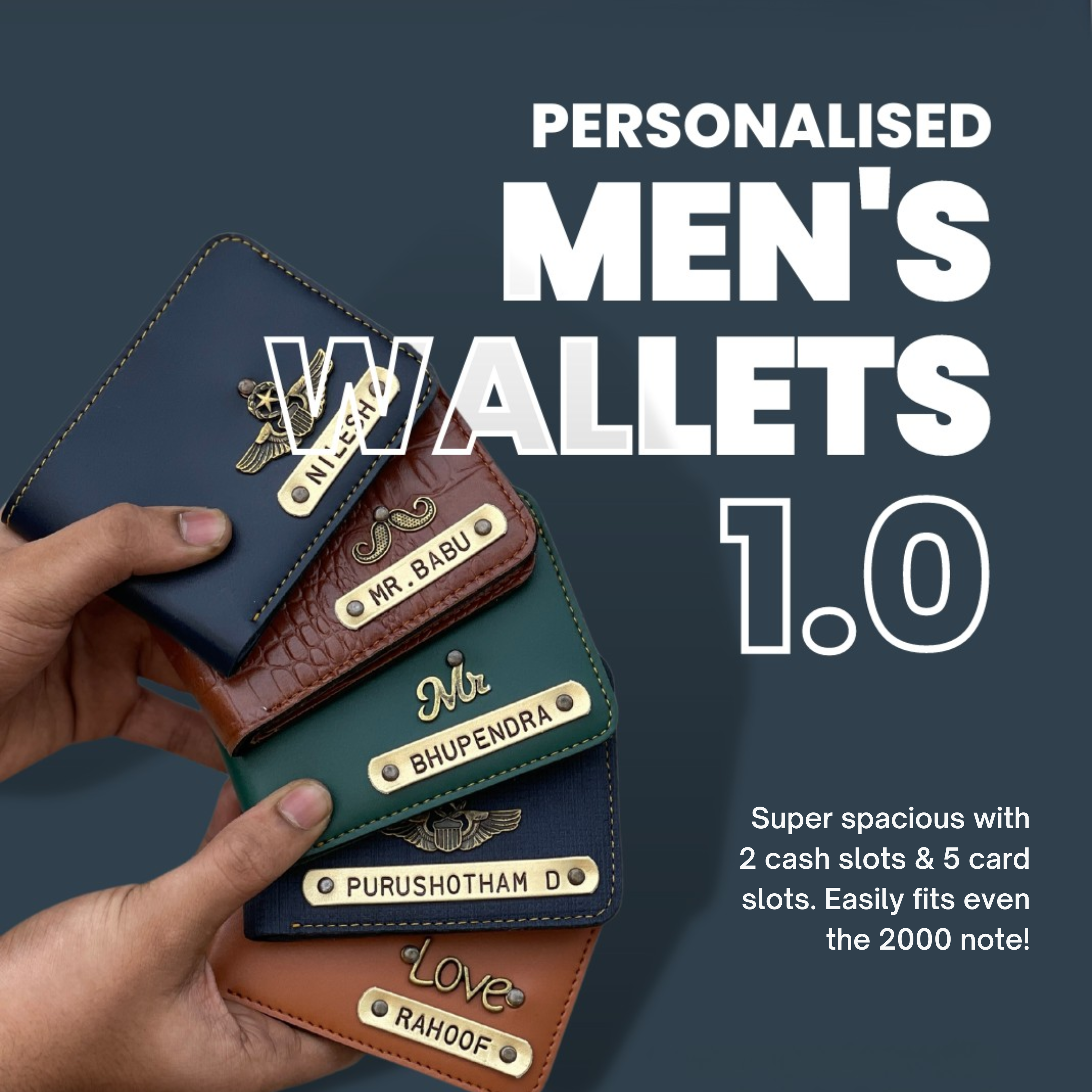 Personalised Mens Wallet 1.0 - The Gifting Era