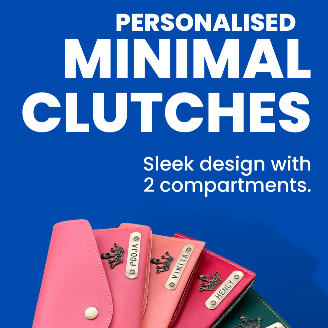 Personalised Minimal Clutch - MC - The Gifting Era 