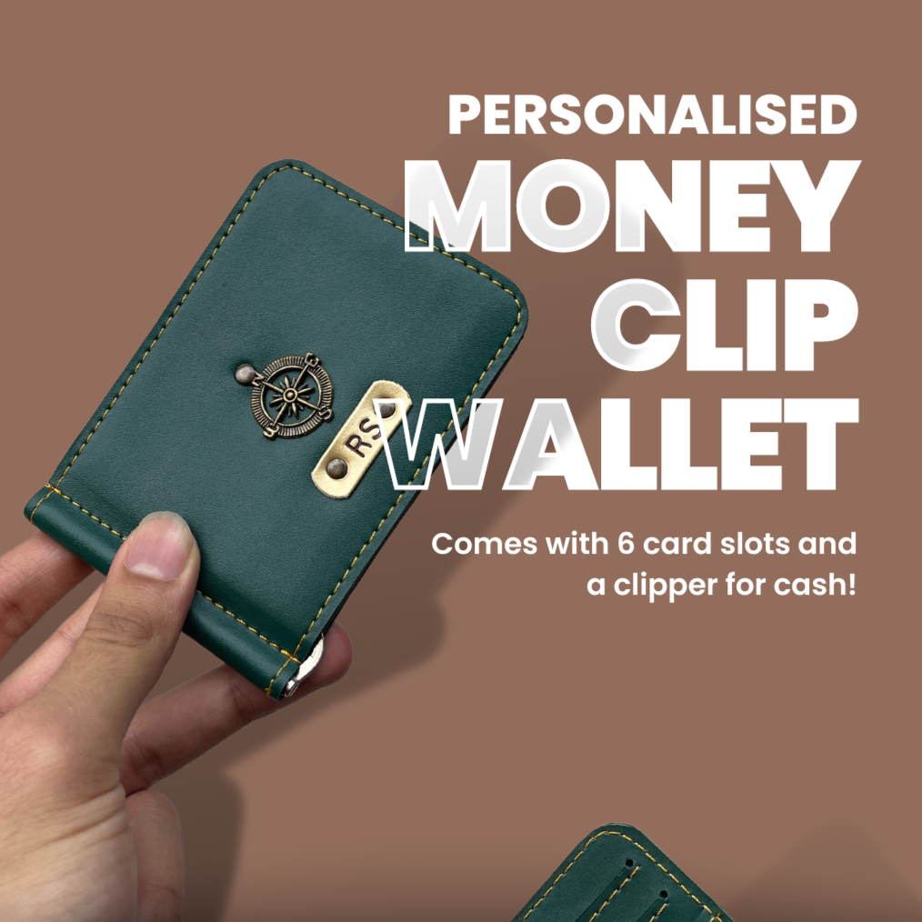 Personalised Money Clip Wallet - The Gifting Era