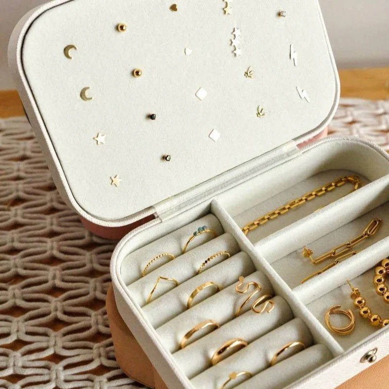 Personalised Monogram Initials Jewellery Organiser Box - The Gifting Era