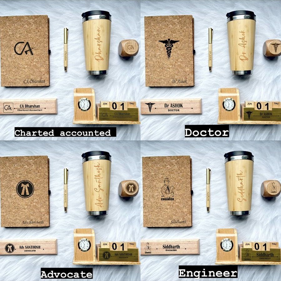 Personalised Profession Combo 2.0 for Doctors, Advocate, CA, & Engineer - The Gifting Era