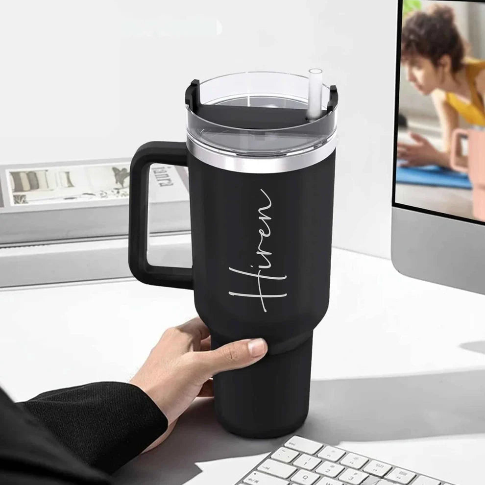 Personalised Stanley 1200 ml Vacuum Insulated Tumbler - Best Tumbler for Gym & Outdoors - The Gifting Era 