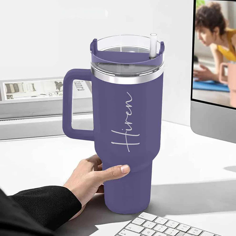 Personalised Stanley 1200 ml Vacuum Insulated Tumbler - Best Tumbler for Gym & Outdoors - The Gifting Era 