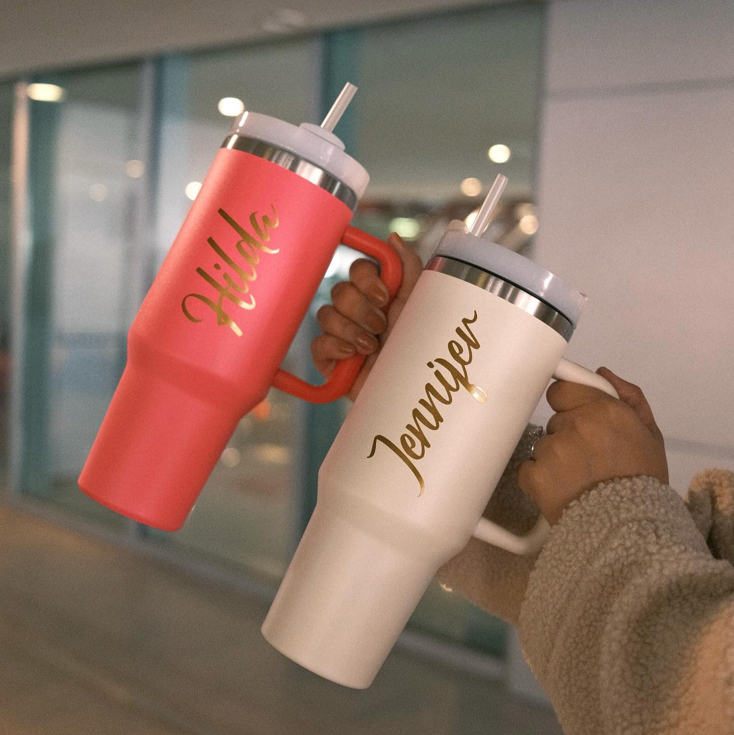 Personalised Stanley 1200 ml Vacuum Insulated Tumbler - Best Tumbler for Gym & Outdoors - The Gifting Era 