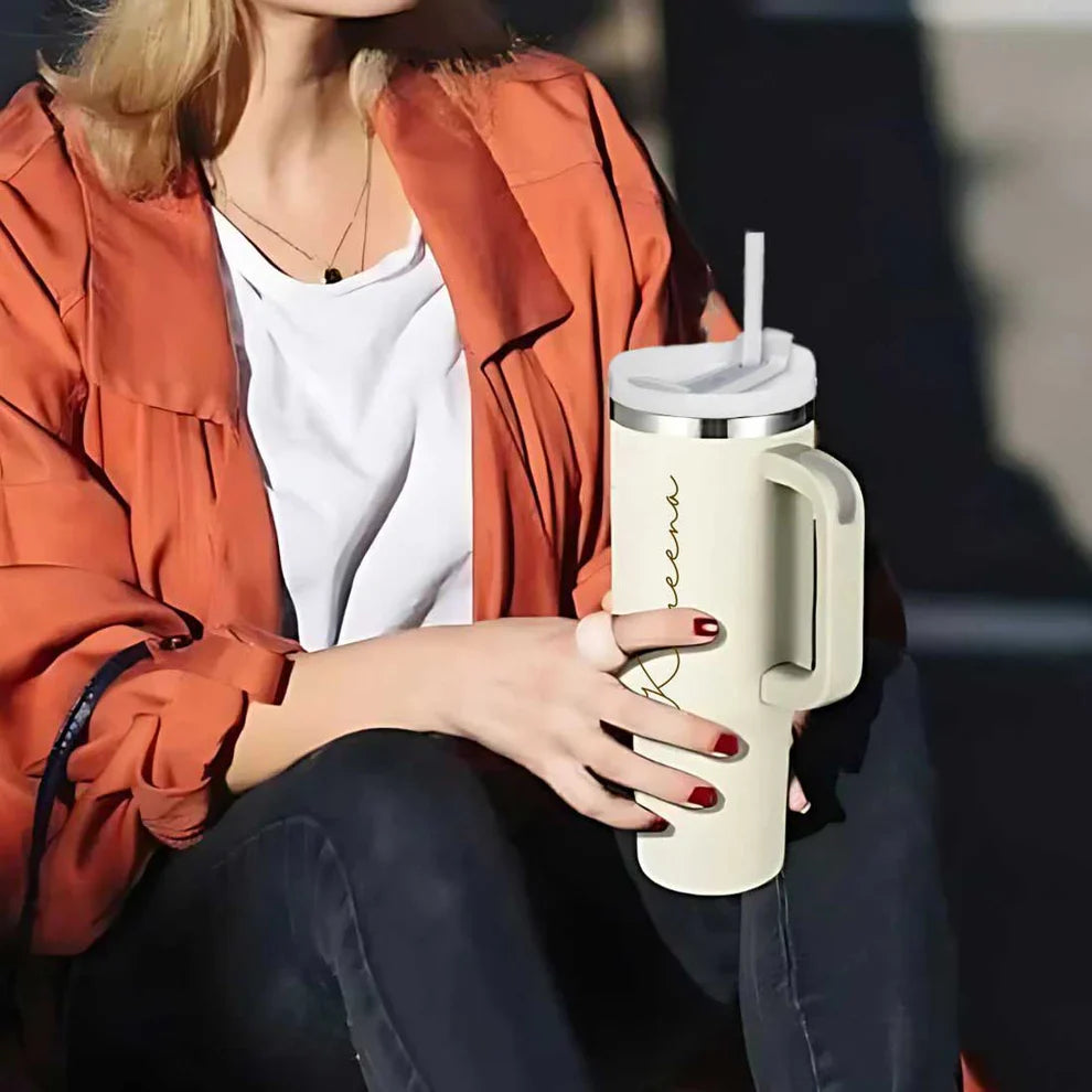 Personalised Stanley 1200 ml Vacuum Insulated Tumbler - Best Tumbler for Gym & Outdoors - The Gifting Era 