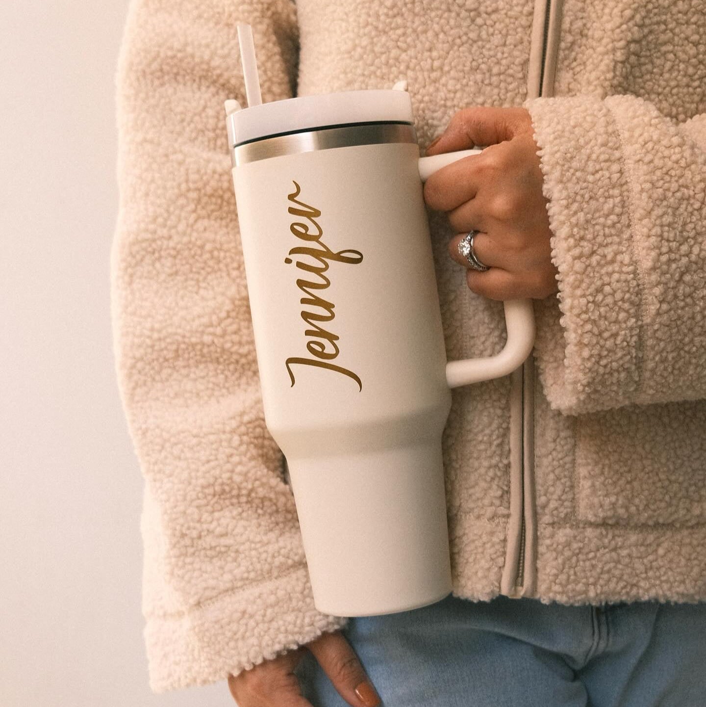 Personalised Stanley 1200 ml Vacuum Insulated Tumbler - Best Tumbler for Gym & Outdoors - The Gifting Era 