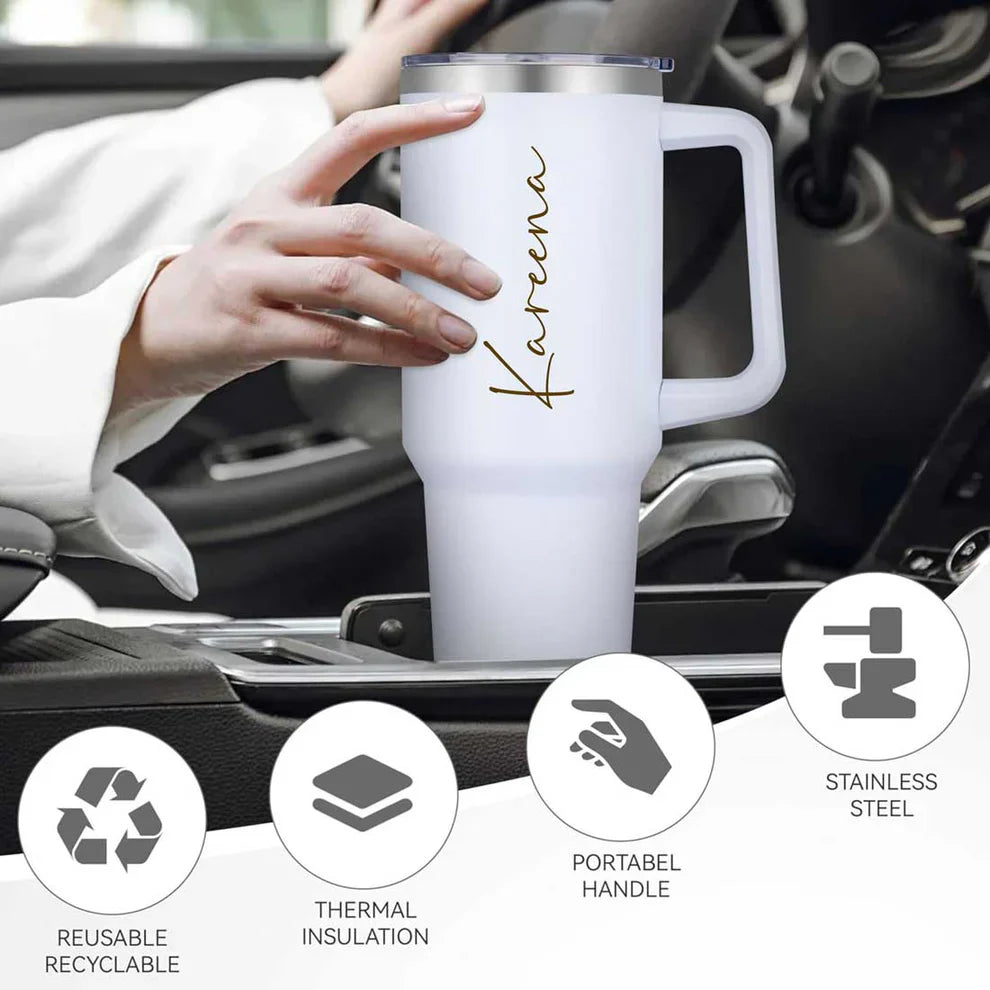 Personalised Stanley 1200 ml Vacuum Insulated Tumbler - Best Tumbler for Gym & Outdoors - The Gifting Era 