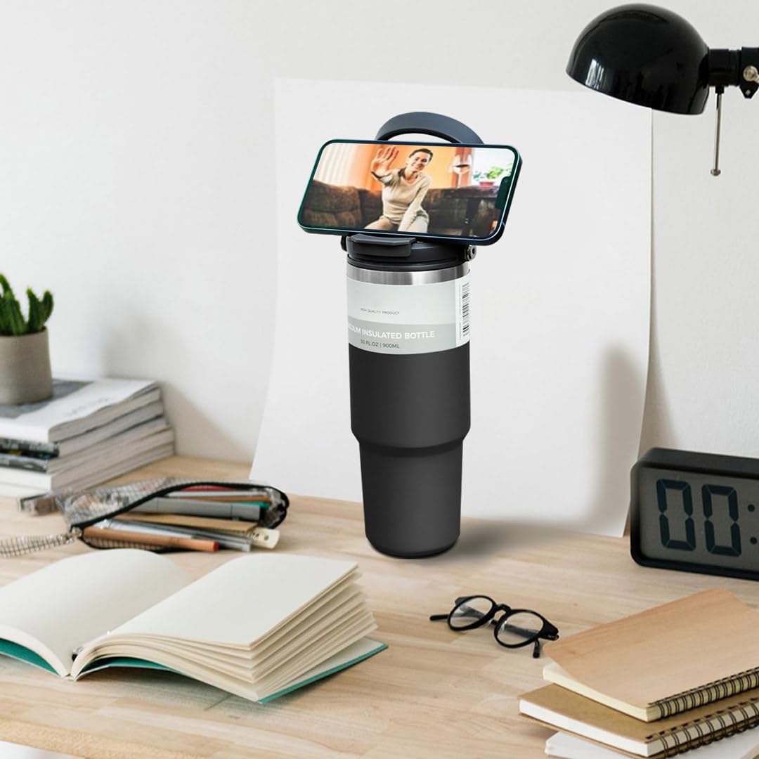 Personalised Stanley Vacuum Sipper Tumbler with Handle - 900 ML - Best Leakproof Stanley Vacuum Hot & Cold Tumbler - The Gifting Era