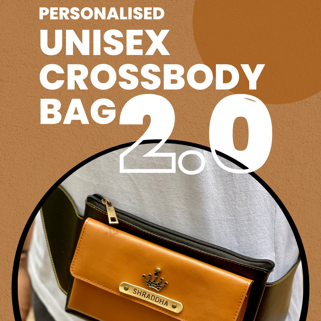 Personalised Unisex Cross Body Bag 2.0 - UCBB1 - The Gifting Era 