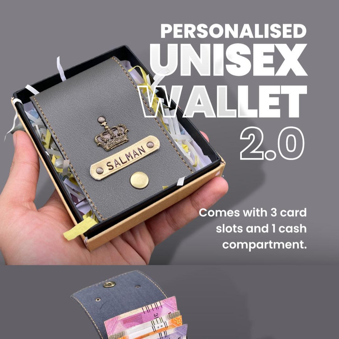 Personalised Unisex Wallet 2.0 - The Gifting Era