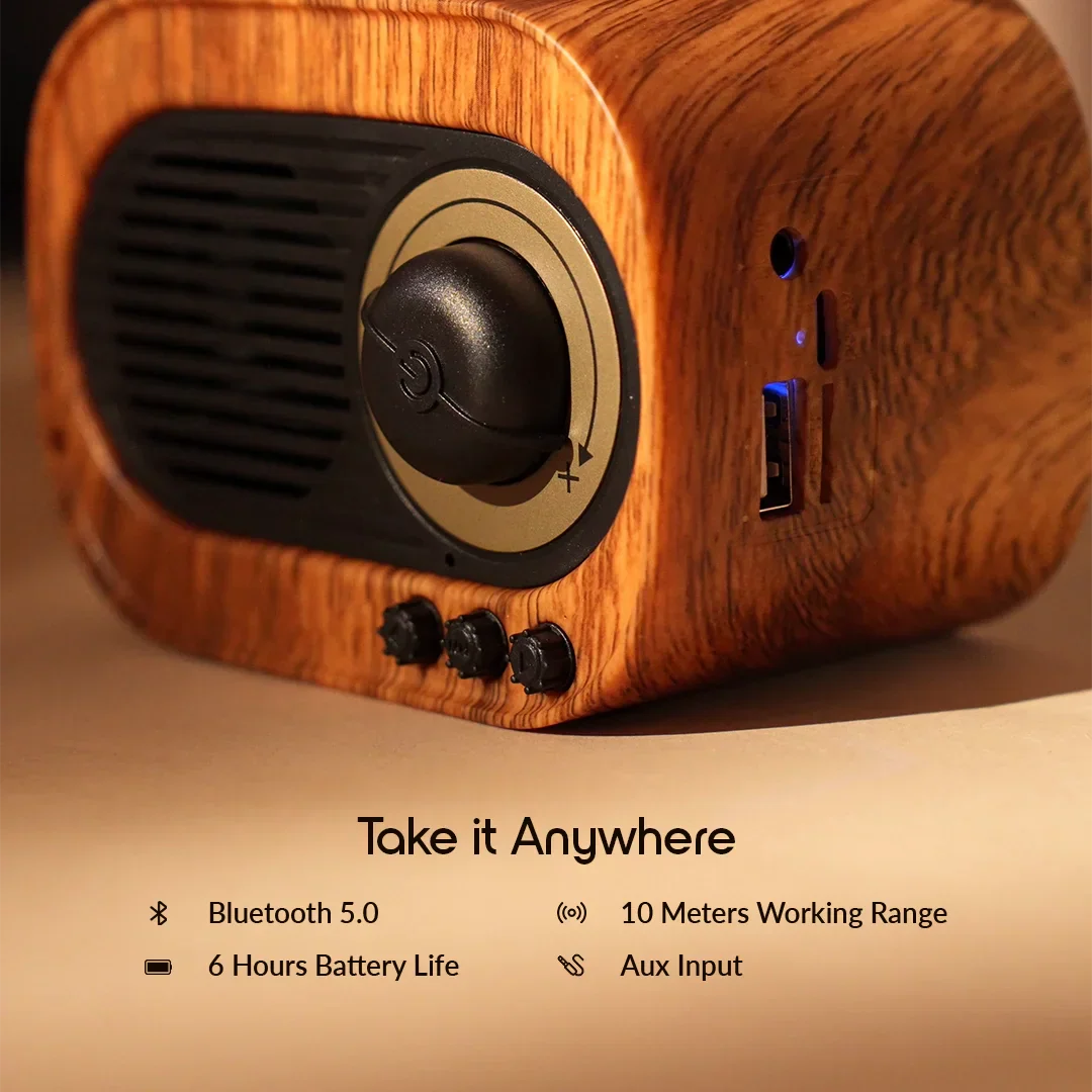 Personalised Vintage Retro Gramophone Antique Bluetooth Speaker - The Gifting Era 
