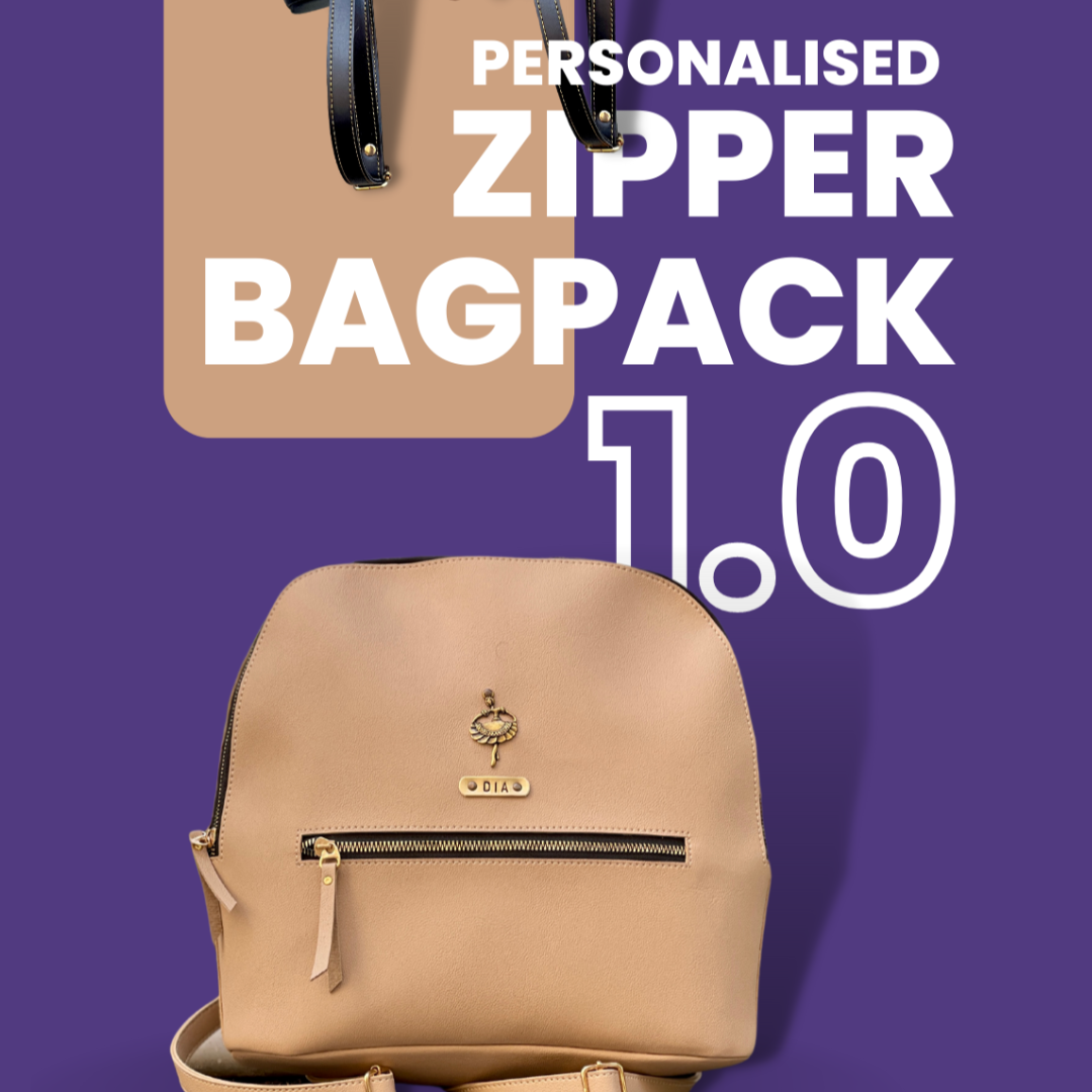 Personalised Zipper Backpack 1.0 - ZB1 - The Gifting Era 