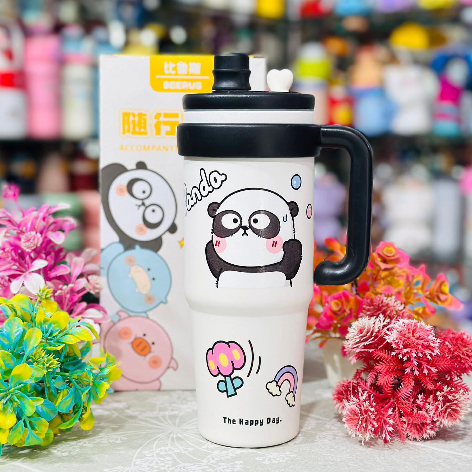 900 ml 2-Way Drinking Stainless Steel Tumbler – Smart. Stylish. Convenient.