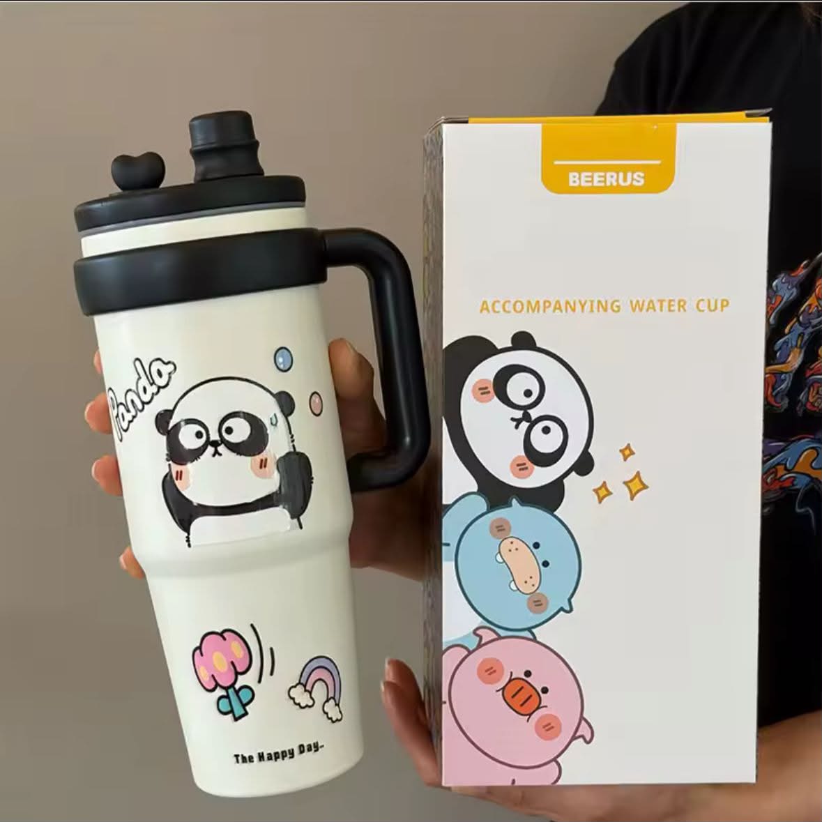900 ml 2-Way Drinking Stainless Steel Tumbler – Smart. Stylish. Convenient.