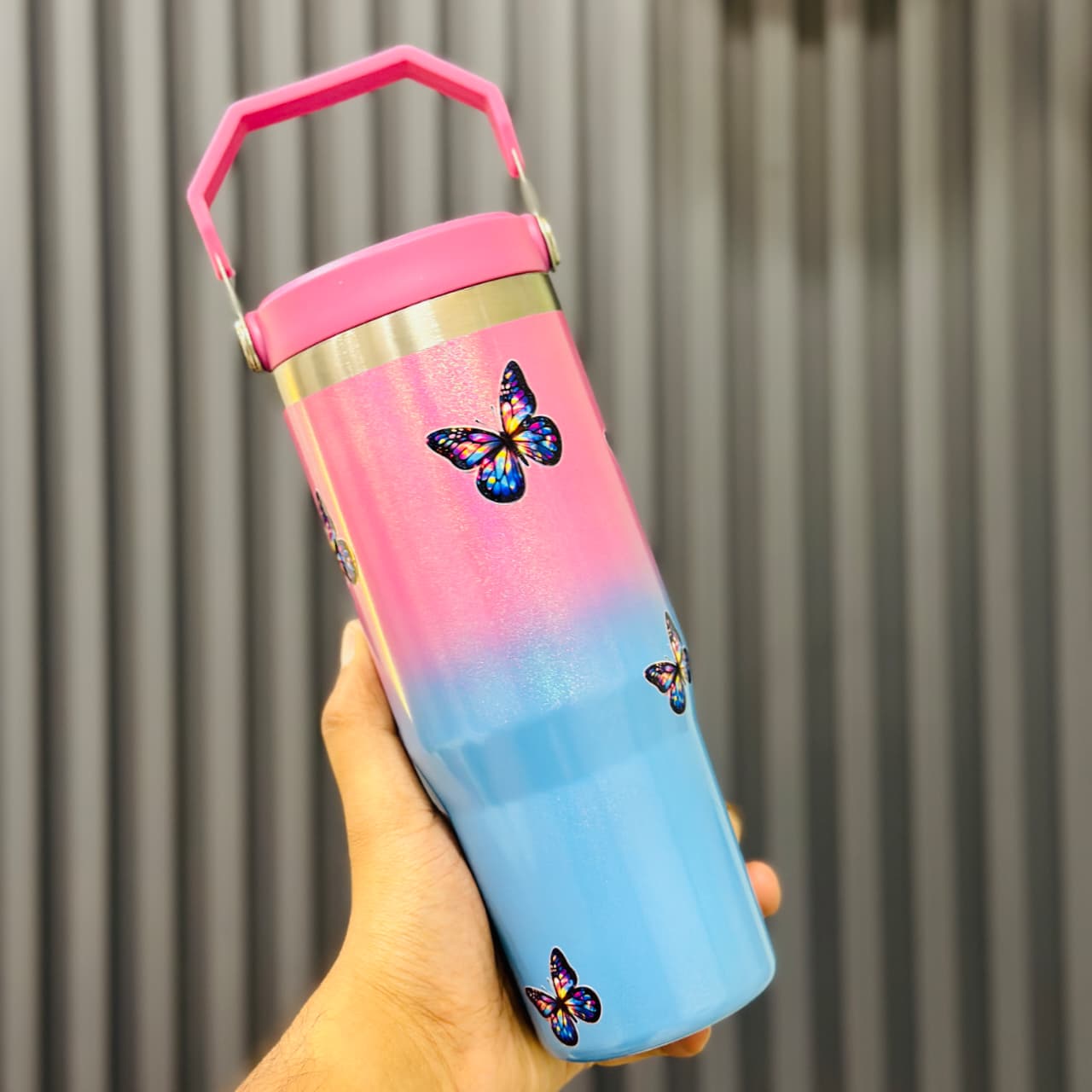 900 ml Stainless Steel Tumbler – Shimmery. Elegant. Everyday Essential.