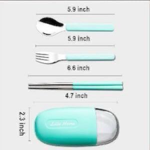 Teemed Stainless Steel Cutlery Set – Elegant. Reusable. Travel-Friendly.