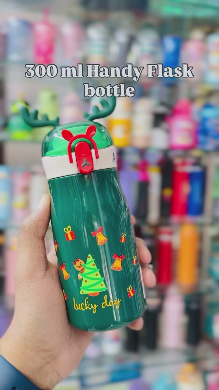 300 ml Stainless Steel Spout Mouth Bottle – Compact. Stylish. Leak Proof.