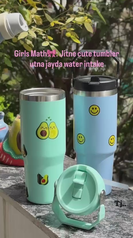 Personalized Quencher Stanley 900 ML Vacuum Tumbler With Straw